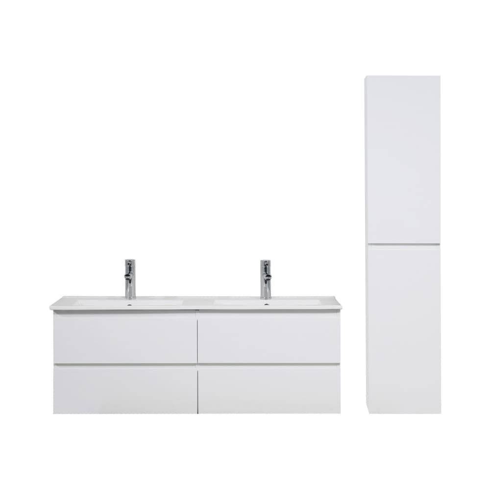 Doppelwaschtisch + Waschbecken + -Säule - Maisons Du Monde