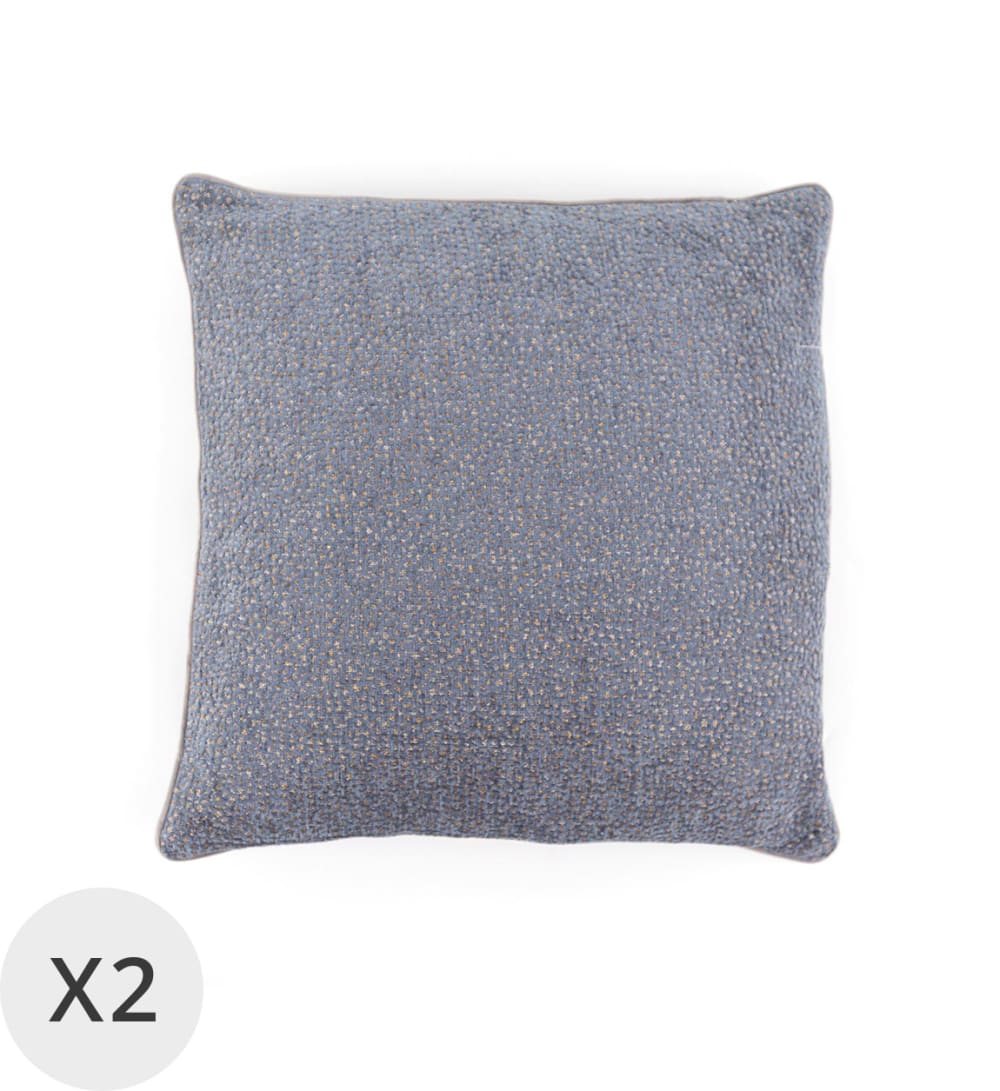 set de 2 coussins en - velours