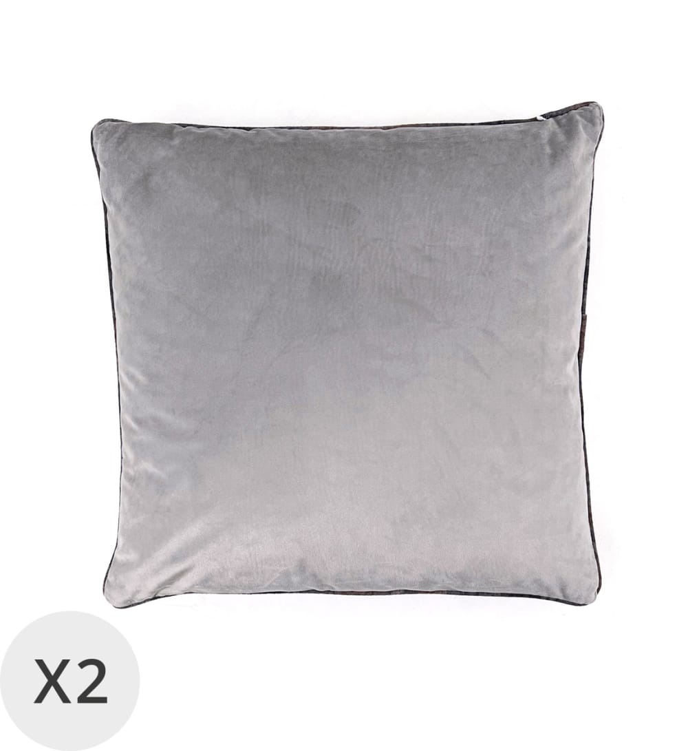 set de 2 coussins en