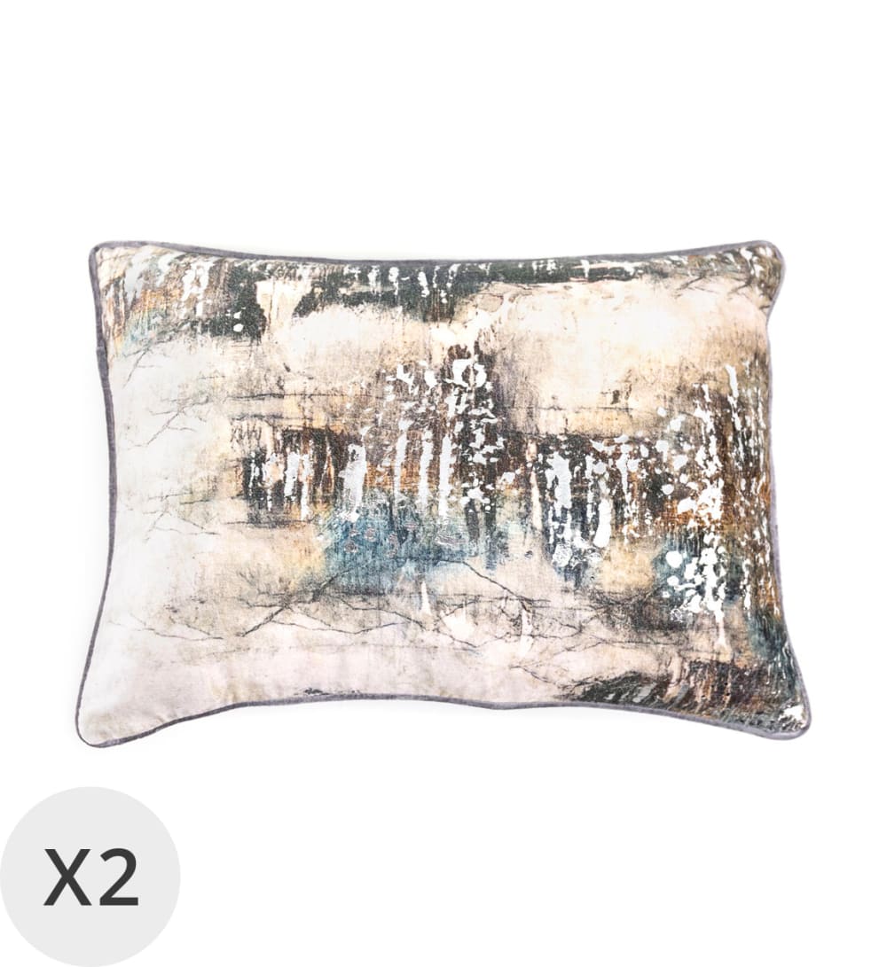 Set de 2 coussins en