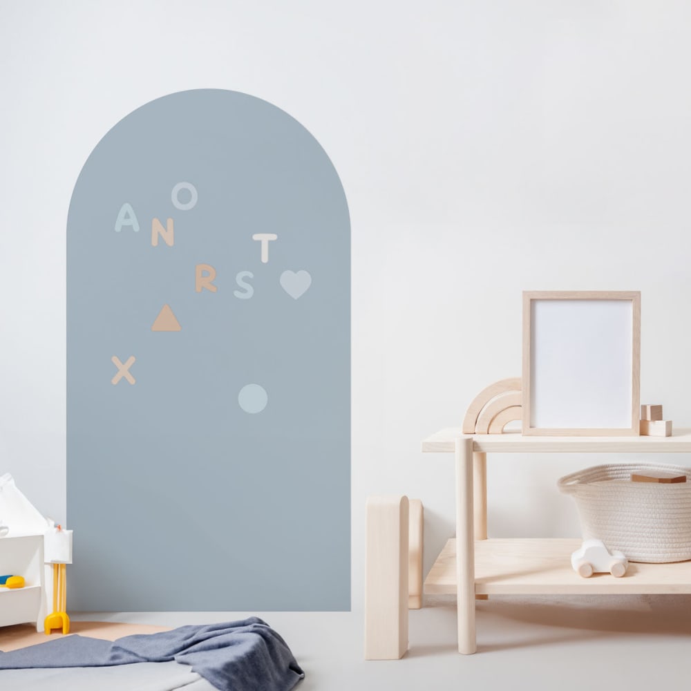 Magnetische Klebetafel blauer Bogen 60x98cm - Maisons Du Monde