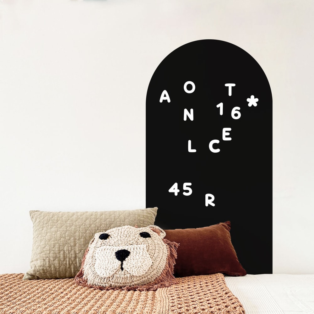 Tableau adhésif magnétique arc noir 58x116cm (Decochic) - Image 1