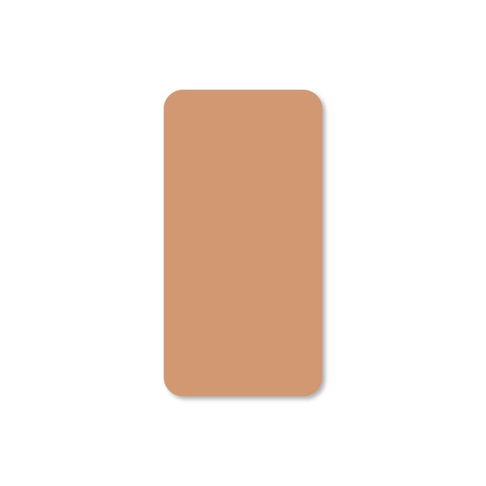 Tableau adhésif magnétique rectangulaire marron 60x98cm