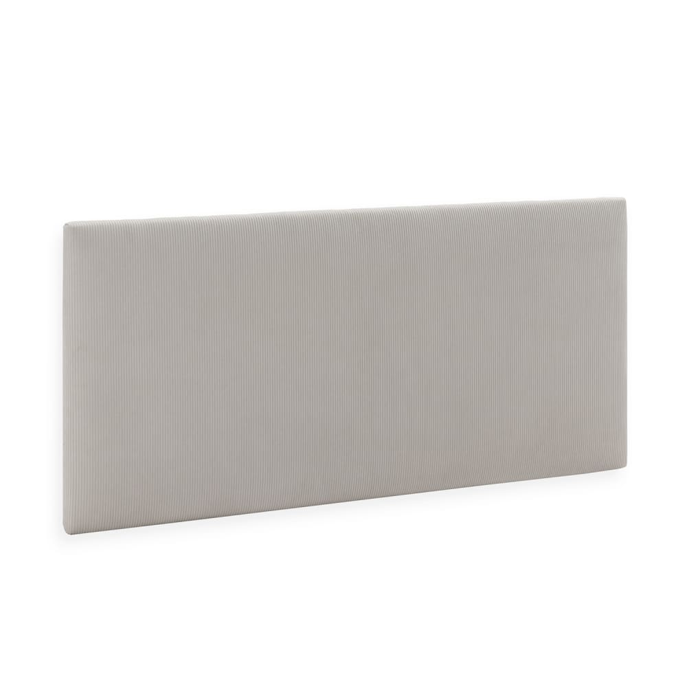 HOMN Kopfteil 90x60 cm Grau style modern Grau Pes - Polyester