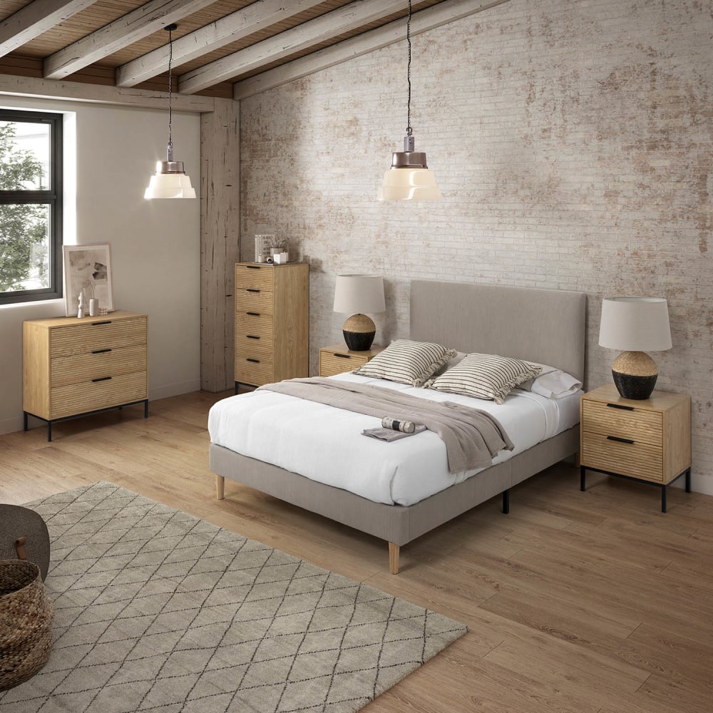 Kopfteil 90x60 cm Grau - Maisons Du Monde