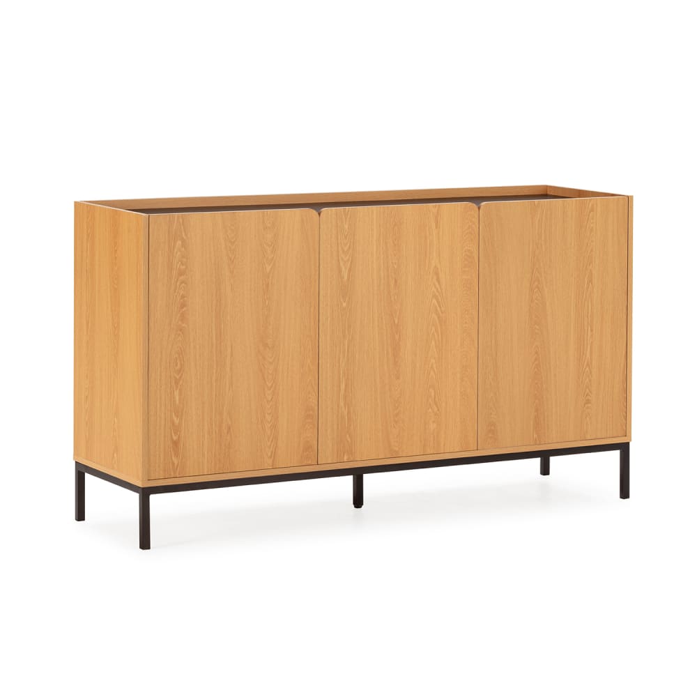 Buffet 3 portes couleur chêne - Maisons du Monde