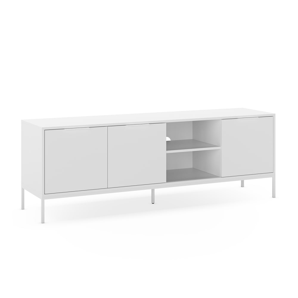 Meuble TV 3 portes couleur Blanc