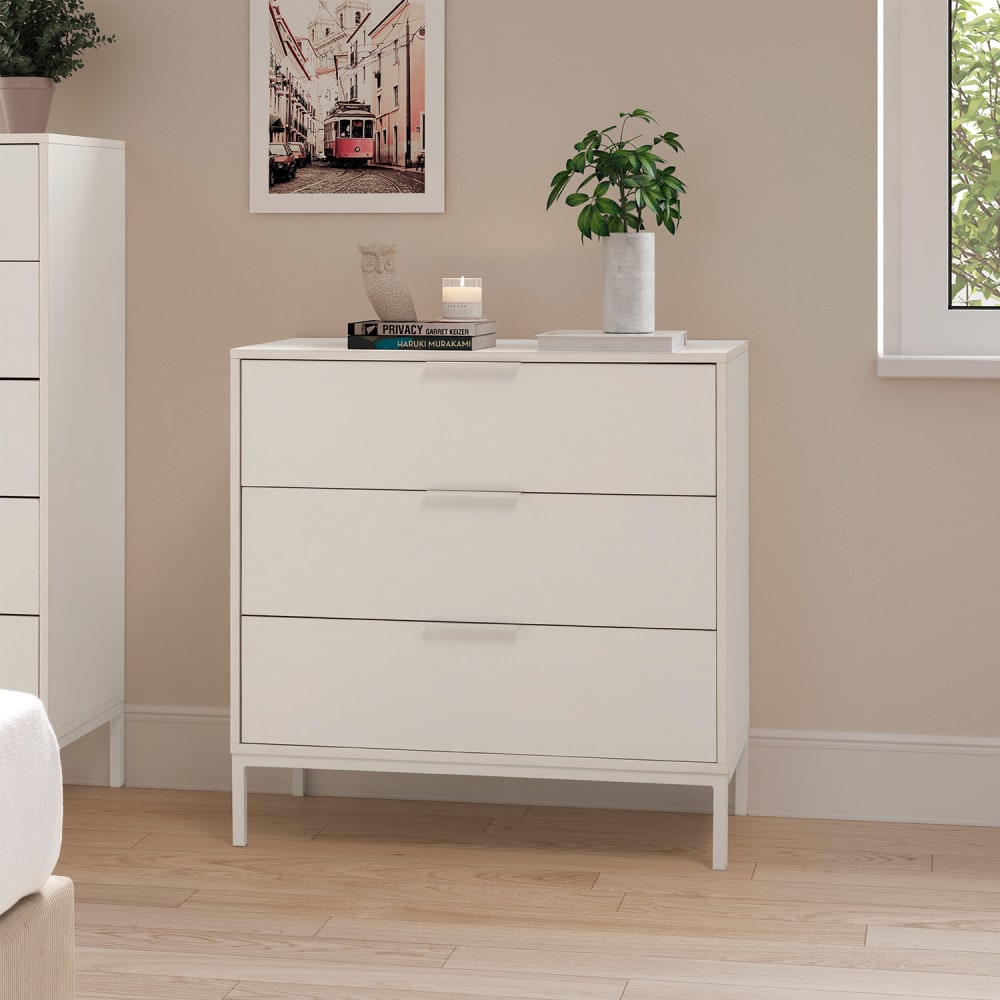 Kommode 3 schubladen Weiß - Maisons Du Monde