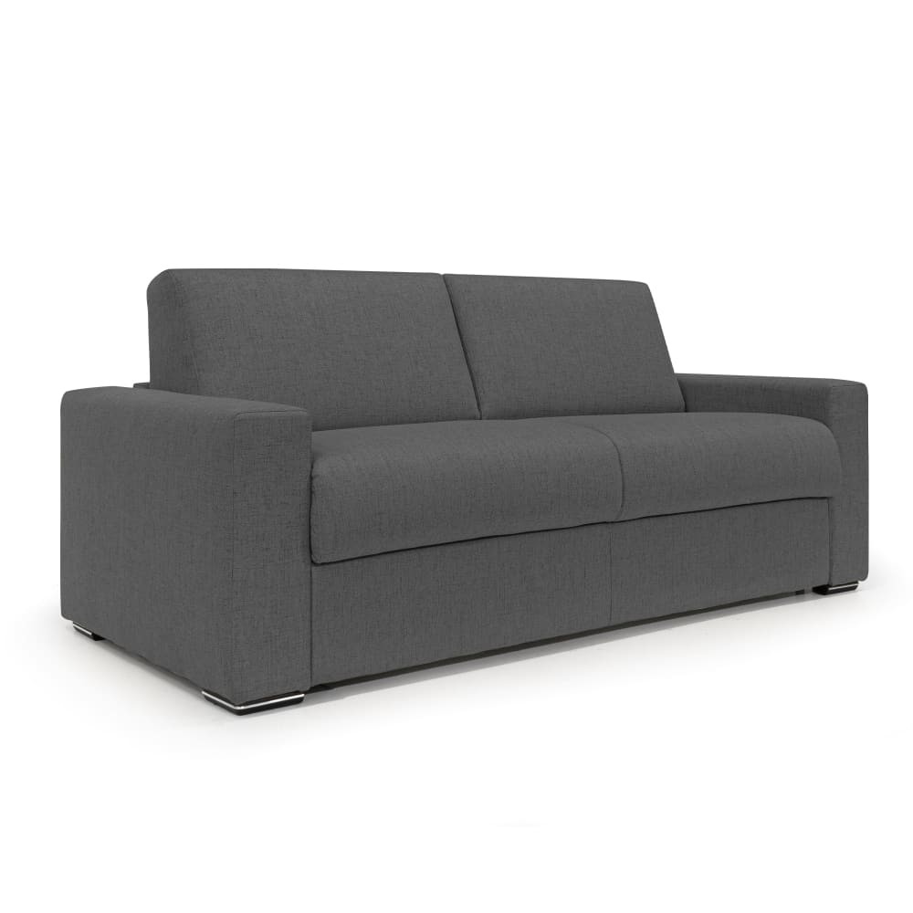 Canapé convertible matelas H20 200 cm anthracite