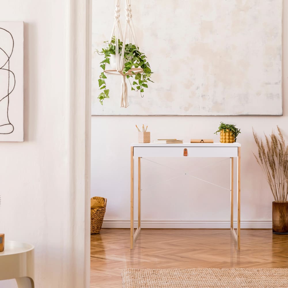 Schreibtisch mit 1 Schubladen Weiß - Maisons Du Monde