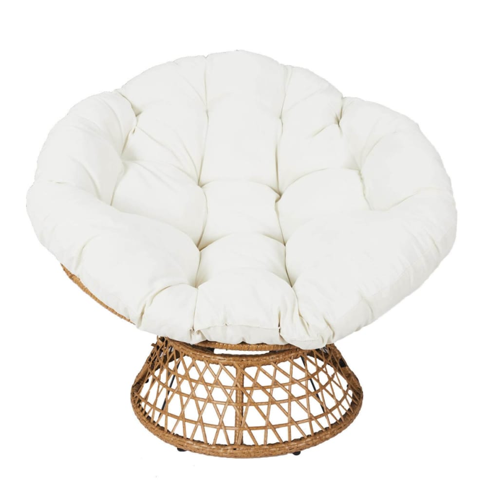Fauteuil pivotant blanc - assise