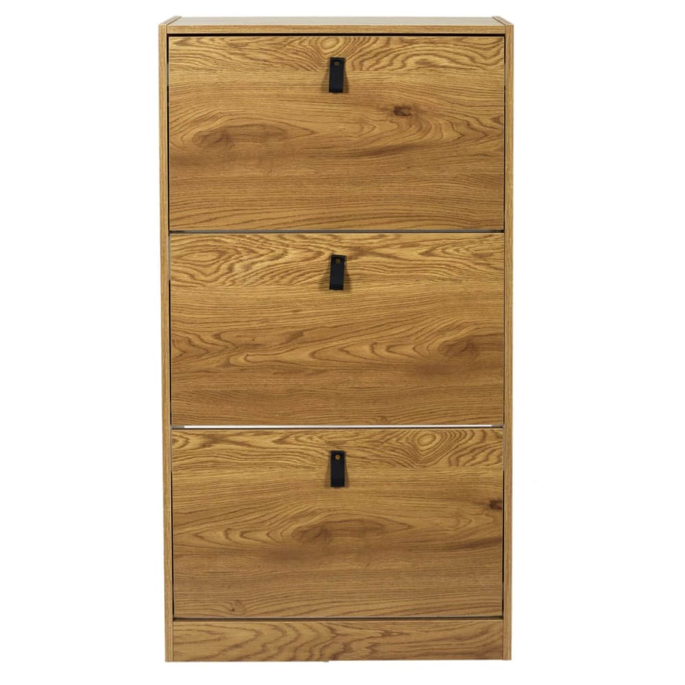 Meuble à chaussures 3 portes effet bois