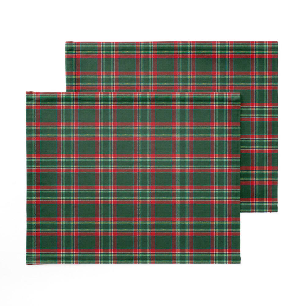 Lot de 2 sets de table multicolore 50x40 cm