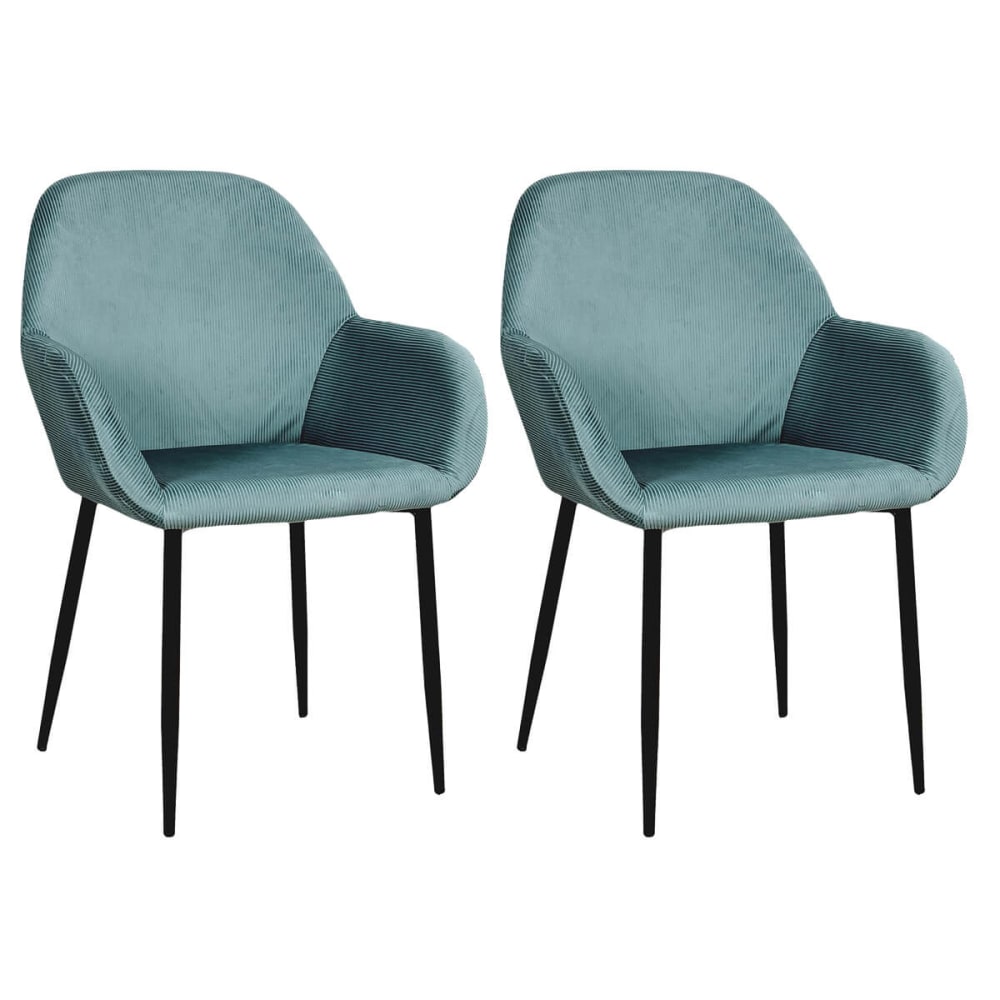 Lot de 2 fauteuils velours
