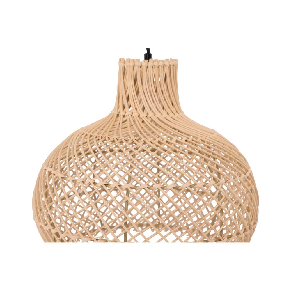 Suspension couleur naturelle - rotin
