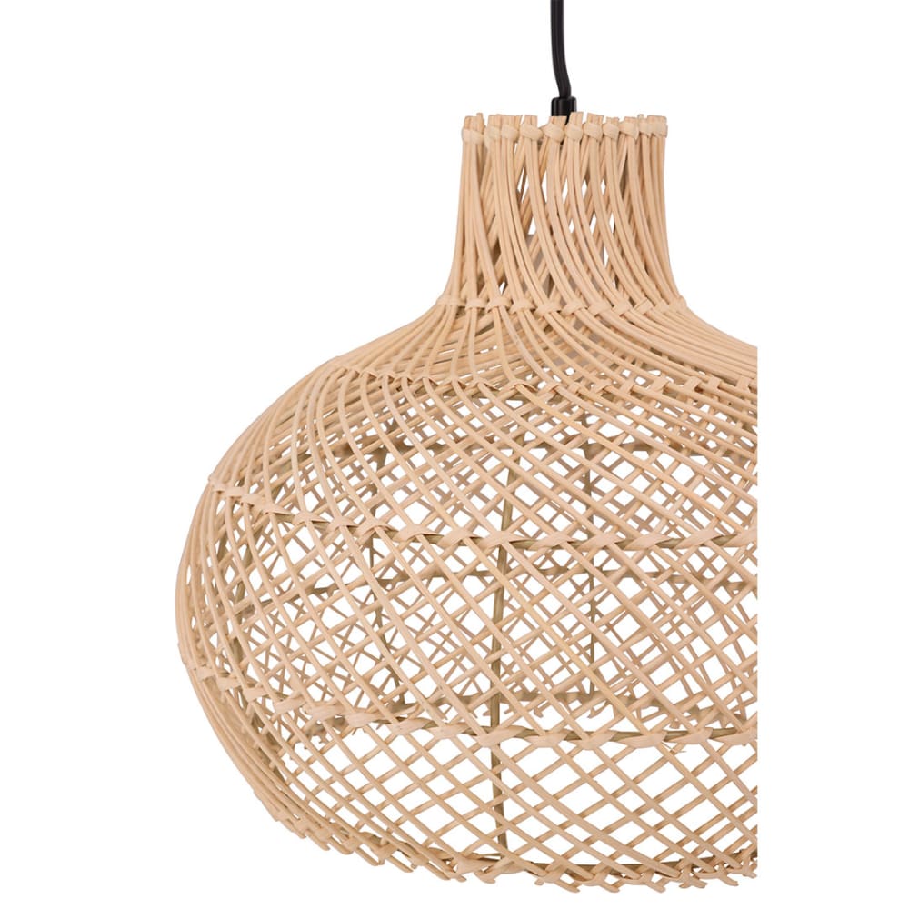 Suspension couleur naturelle en rotin - Maisons du Monde