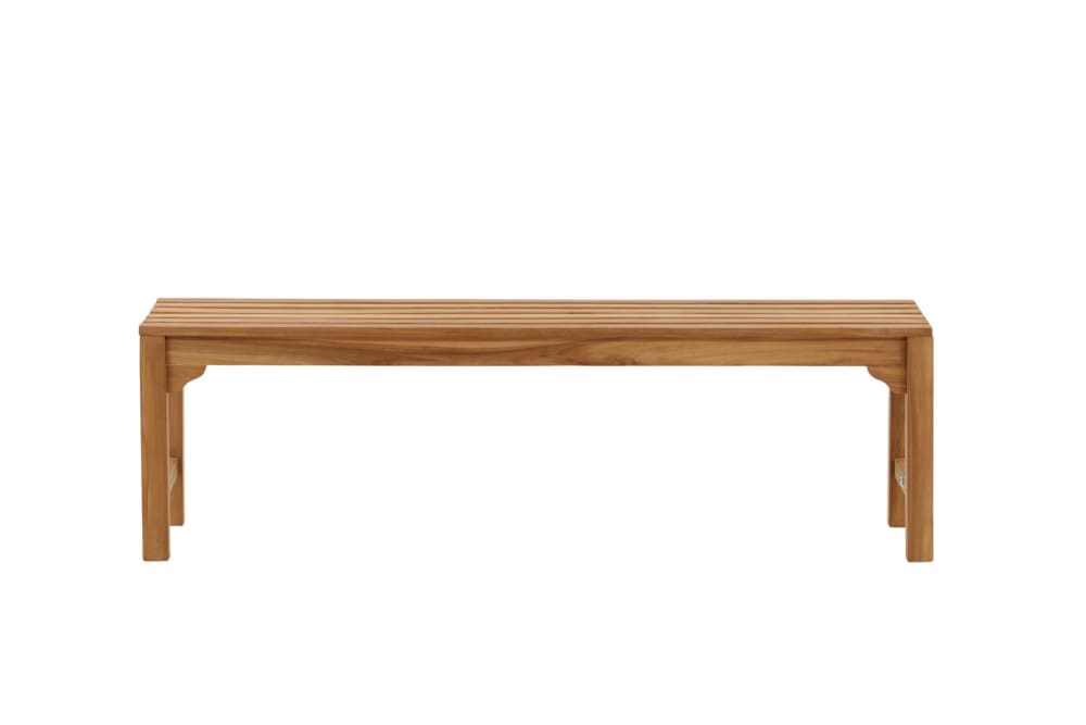 Banc couleur naturelle en teck