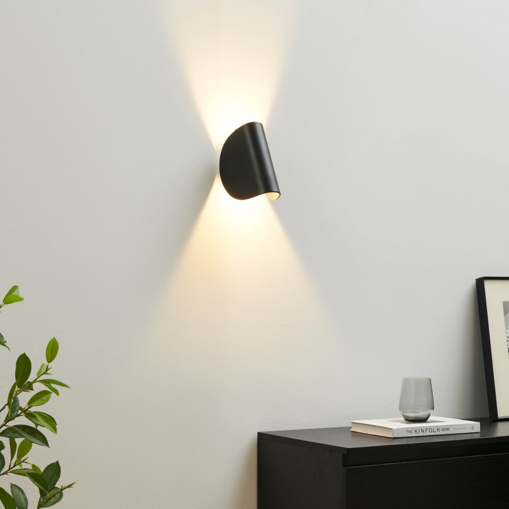 Applique en aluminium noir 16 cm - Maisons du Monde