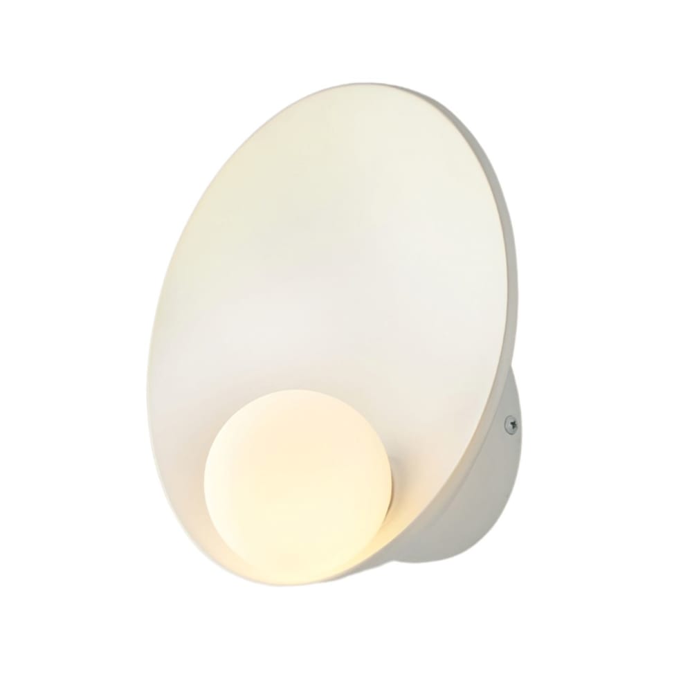 Applique en verre Blanc 23 cm