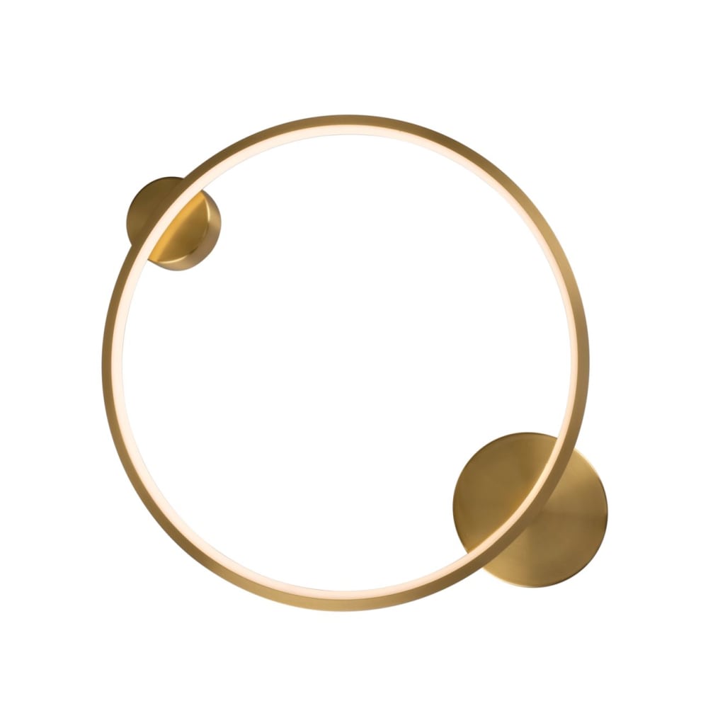 Plafonnier en aluminium et silicone Laiton 45 cm