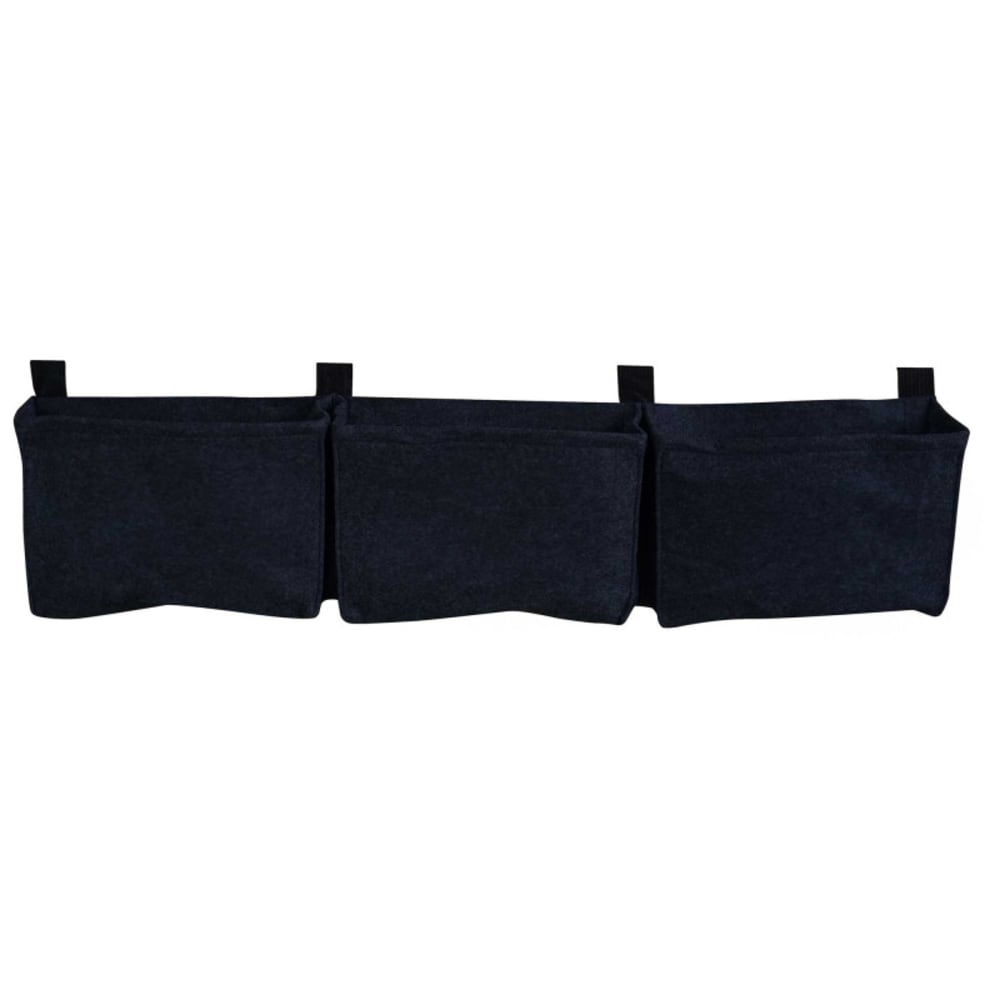 Balconnière 3 sacs en feutre géotextile noir — Beyit