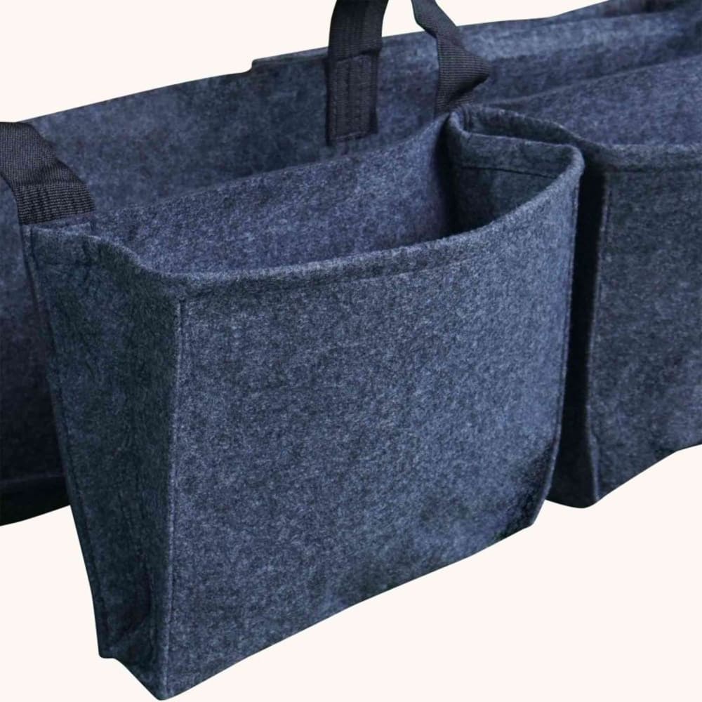 Balconnière 4 sacs en feutre géotextile gris - Maisons du Monde