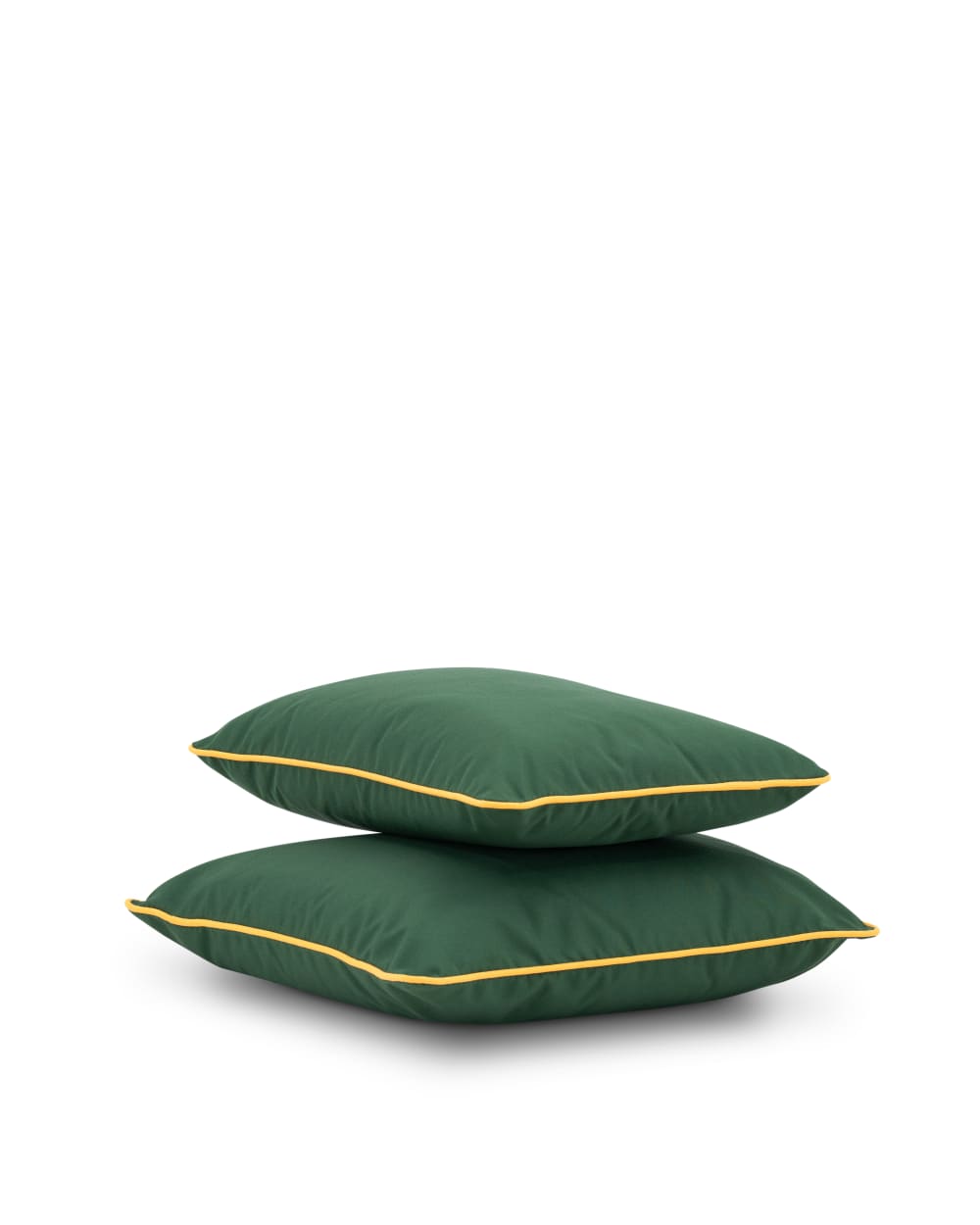 Set de 2 coussins décoratifs vert/jaune - Maisons du Monde