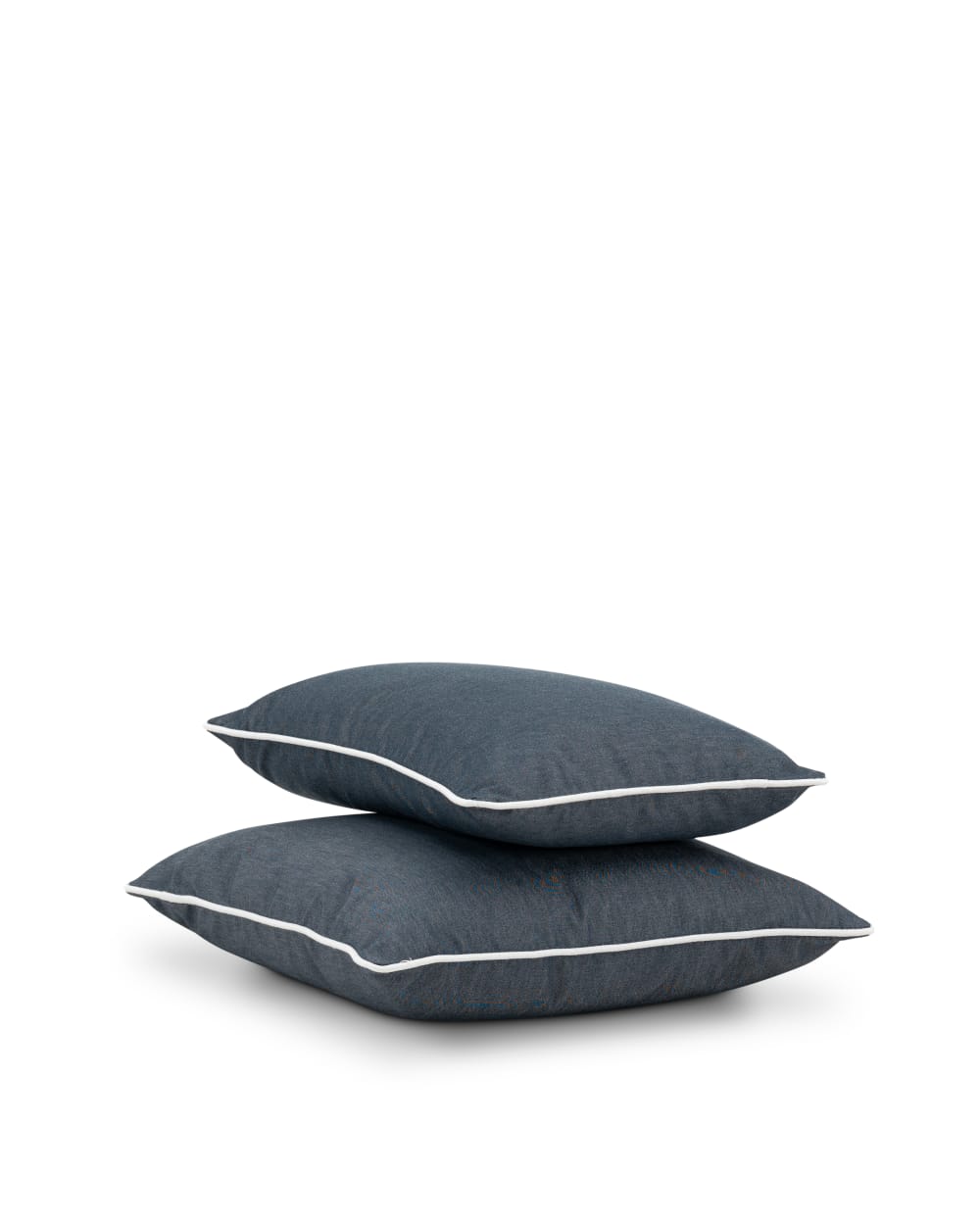Set de 2 coussins décoratifs denim/bleu ciel - Maisons du Monde