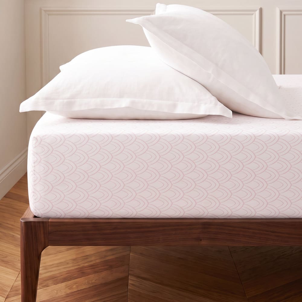 Sensei Maison Drap housse en percale de coton bonnet 30 cm safran 140x190 cm Jaune Certifié Oeko-Tex