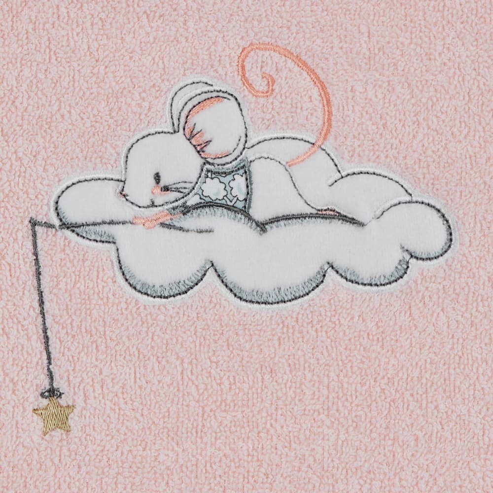 Eensemble enfant 1 serviette de toilette  + 1 rose - Maisons du Monde