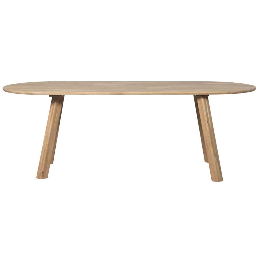 WOOOD 2er Set Tischbeine aus Eichenholz, Natur style modern Transparent