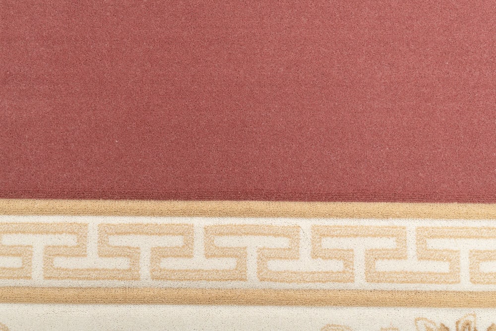 Tapis tissé avec bordure bois de roses 40x60 cm — vue 4