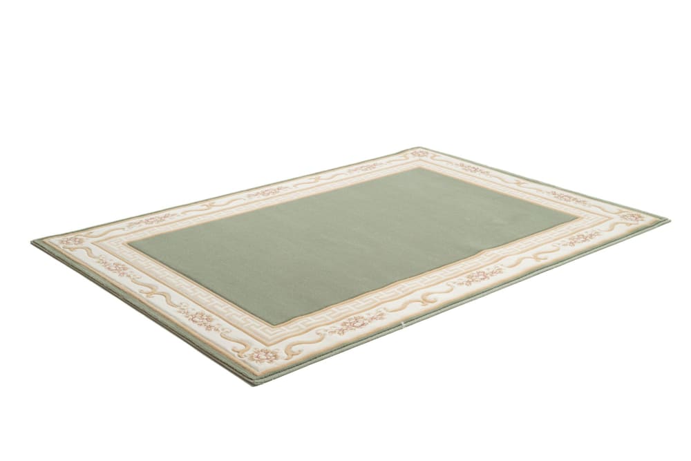 Tapis tissé avec bordure vert 40x60 cm — vue 3