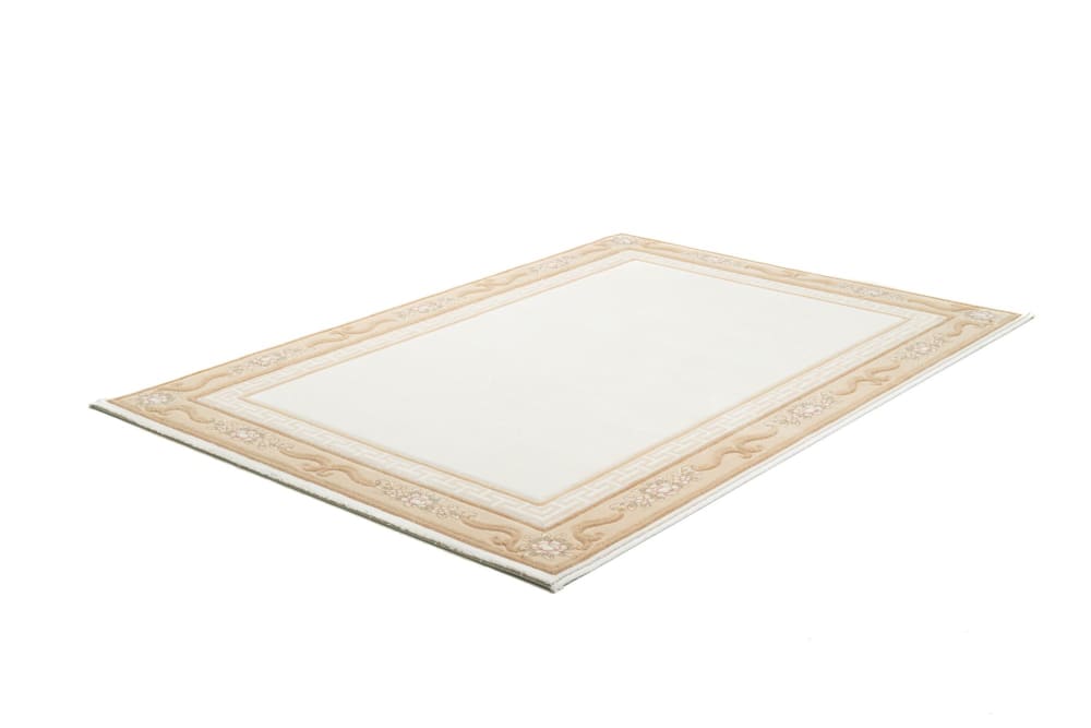 Teppich gewebt mit Rand beige 80x150 cm - Maisons Du Monde