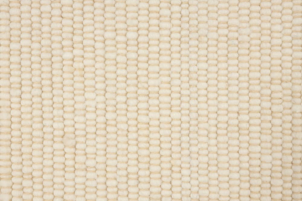 Tapis tissé à la main en laine beige 90x160 cm — vue 4