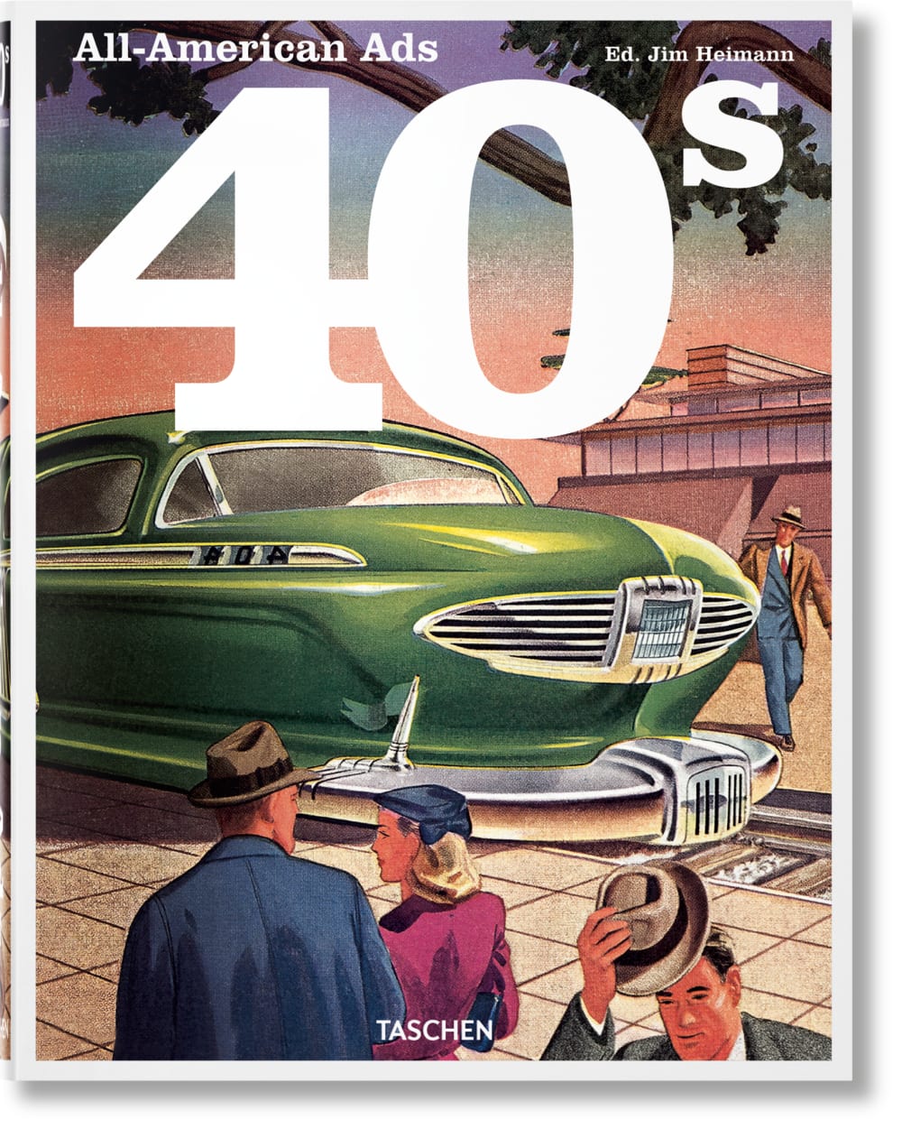 TASCHEN All-American Ads of the 40s (Deutsch, Französisch, Englisch) Mehrfarbig Papier