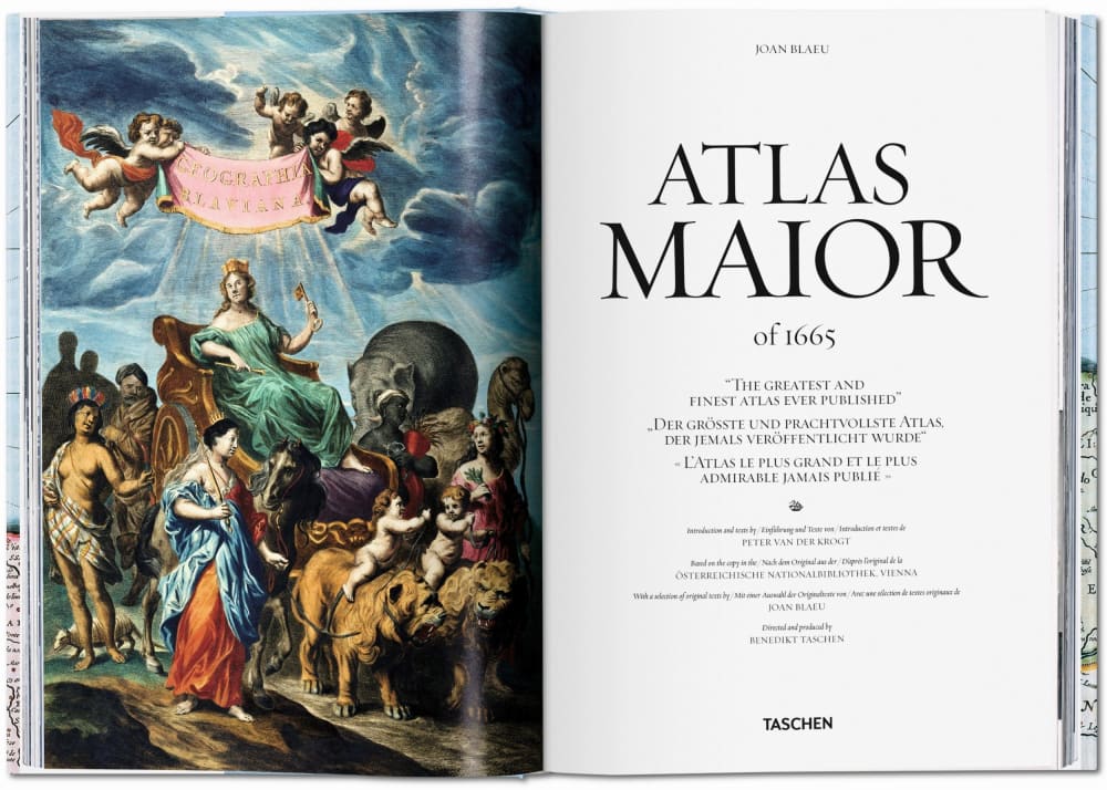 Joan Blaeu. Atlas Maior of 1665 (Allemand, Français, Anglais) - Maisons du Monde