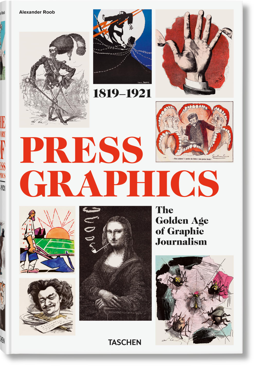 TASCHEN History of Press Graphics. 1819–1921 (Deutsch, Französisch, Englisch) Mehrfarbig Papier