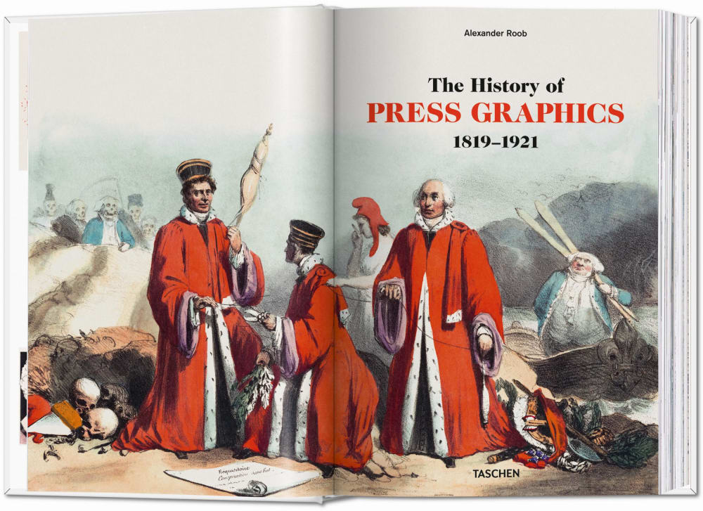 History of Press Graphics. 1819–1921 (Deutsch, Französisch,