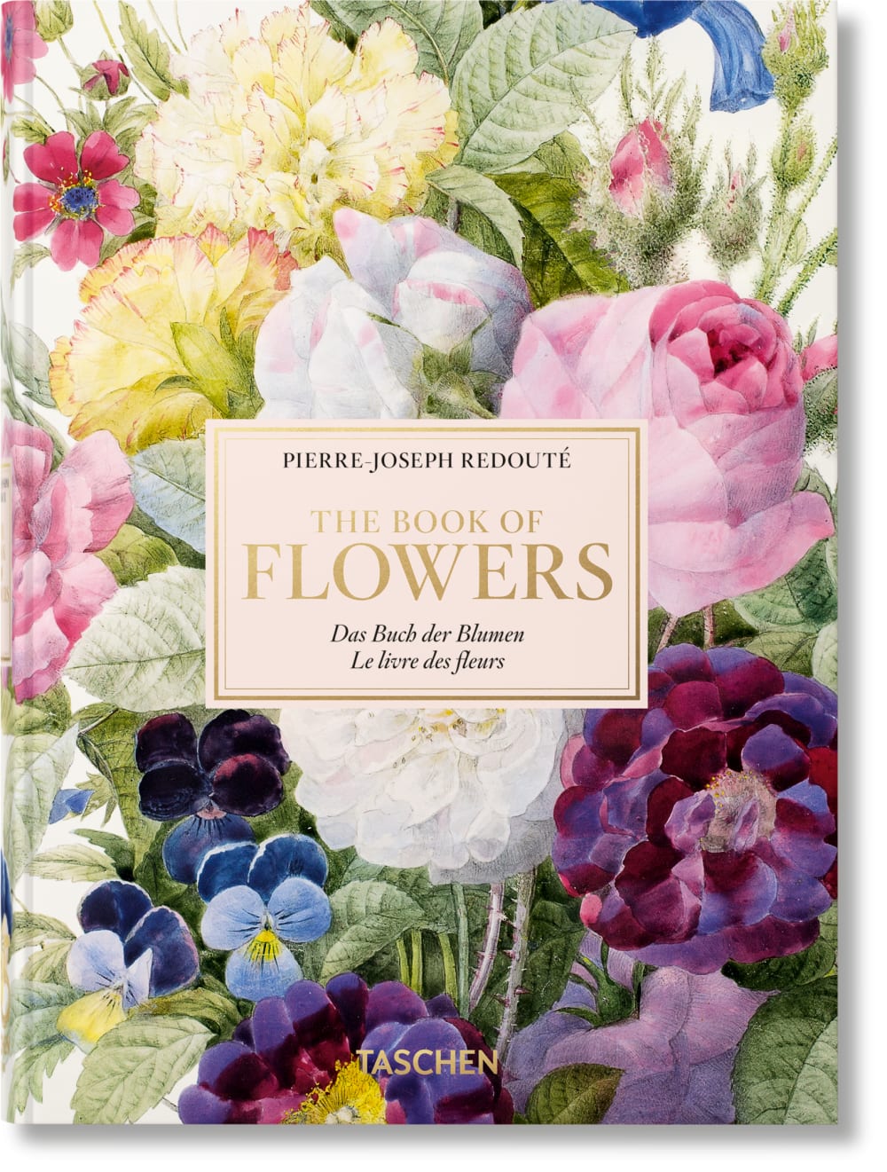 TASCHEN Redouté. Das Buch der Blumen (Deutsch, Französisch, Englisch) Mehrfarbig Papier