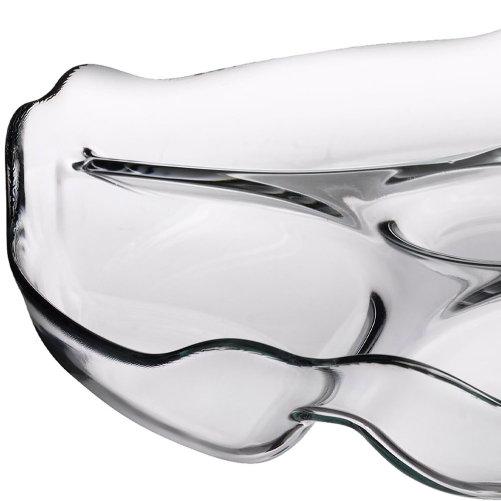 Plateau apéritif en verre 25x25x4cm - Maisons du Monde