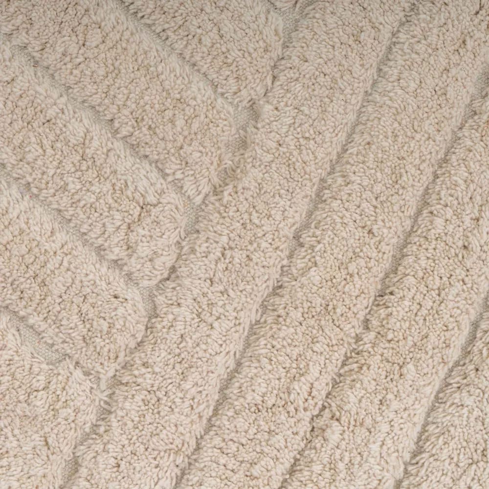 Tapis de bain 100% coton beige 70x45cm - Maisons du Monde