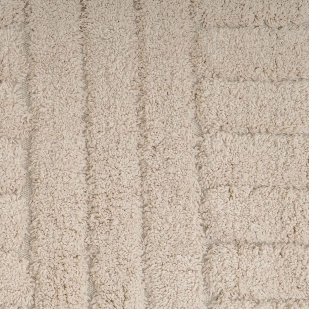 Tapis de bain 100% coton beige 70x45cm - Maisons du Monde
