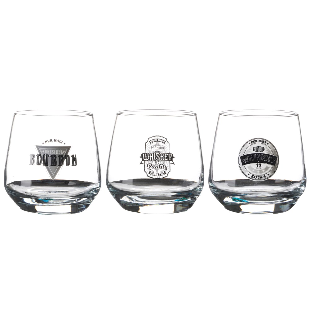 Set de 3 verres à whisky 28cl