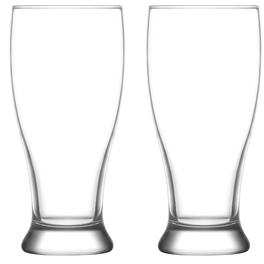 Set de 2 verres à bière en verre 56,5cl