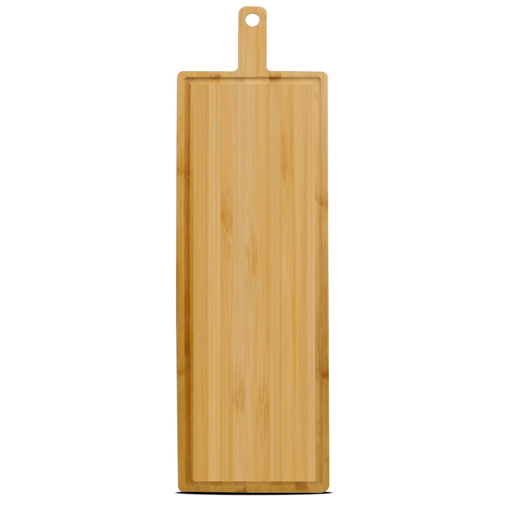 Grand plateau de présentation en bambou 88x26x4cm