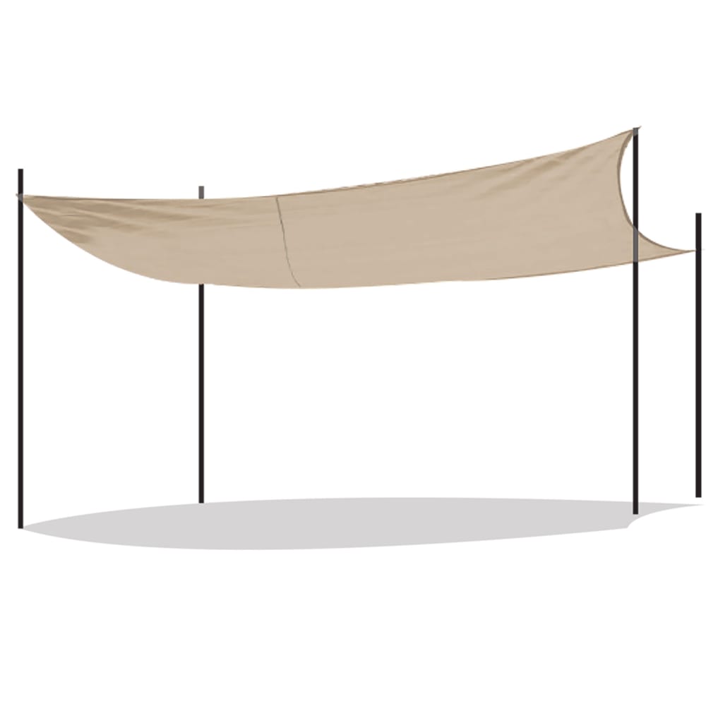 Toile ombrage rectangulaire beige déperlante 300x400cm - Maisons du Monde