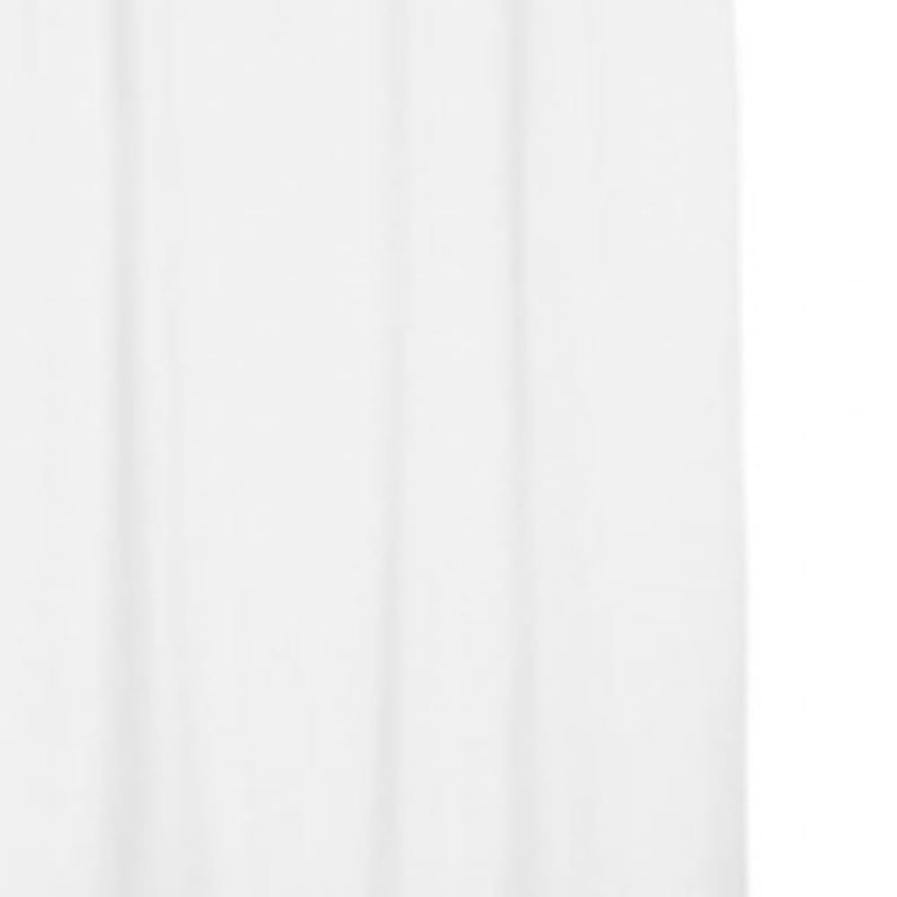Rideau de douche plastique blanc avec 12 anneaux 180x200cm - Maisons du Monde