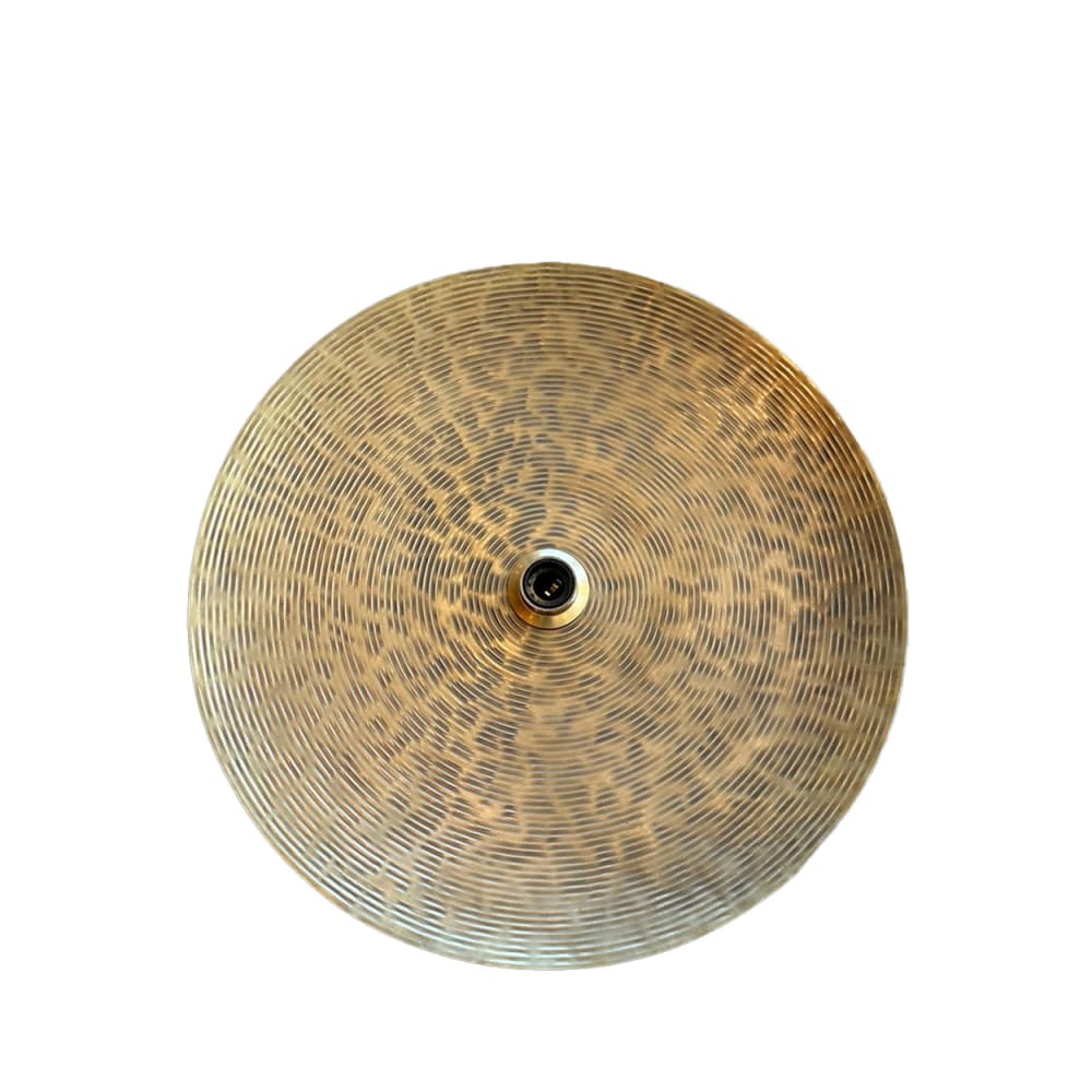 Applique fer laiton 55x10x55cm