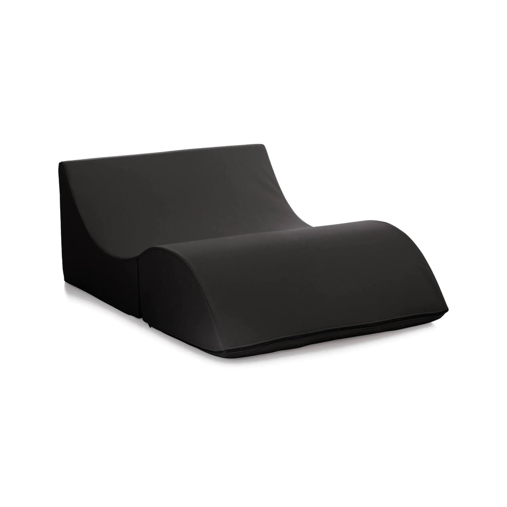 Lit pliant en simili - cuir